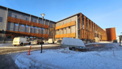 SSAB: Corten-peltijulkisivu.